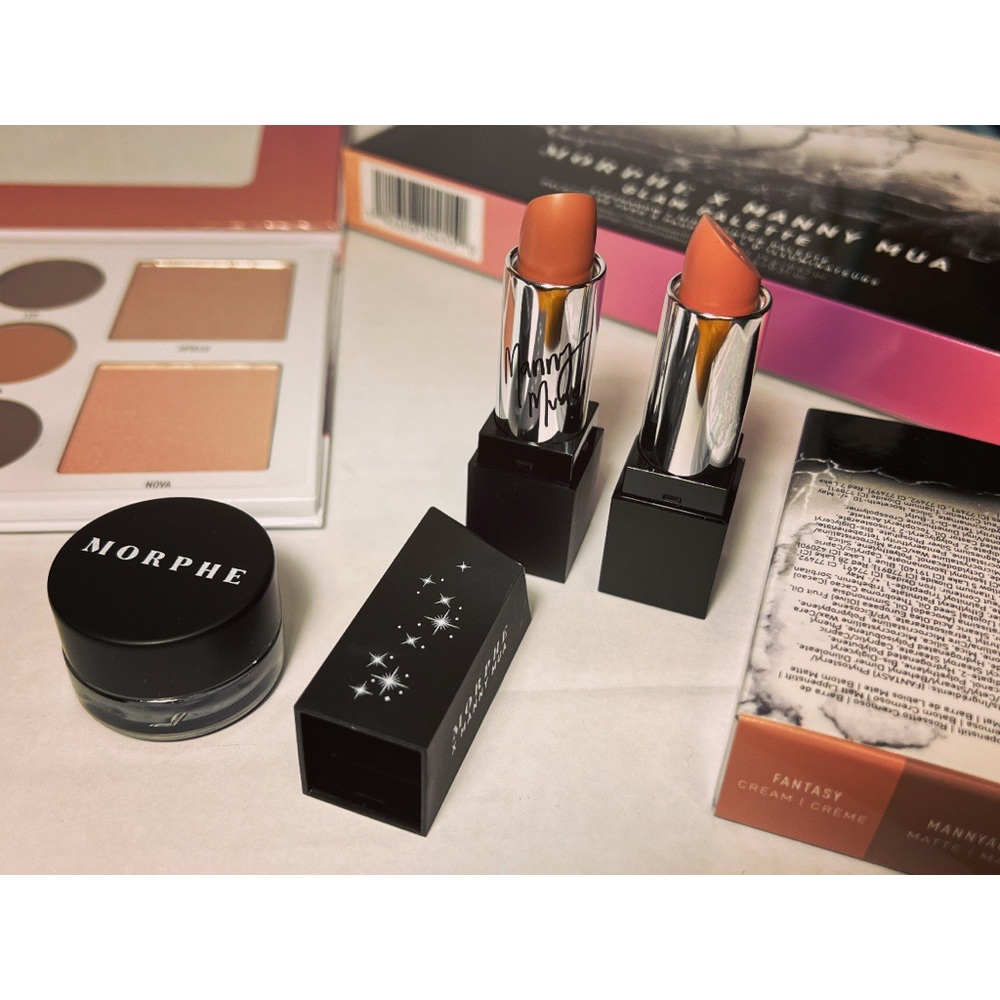 NWT Morphe x Manny Mua Glam Palette + Lipstick Duo - Picture 3 of 4